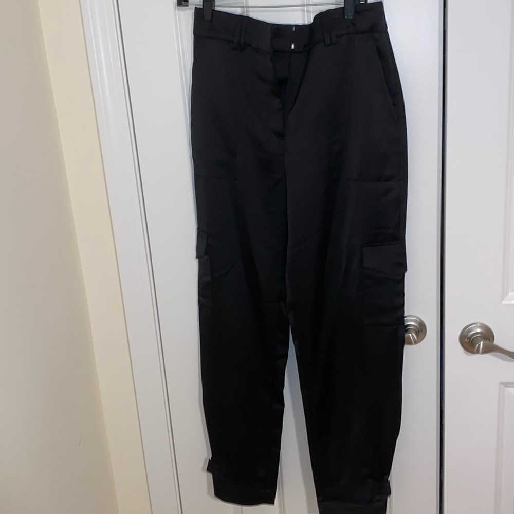 Satin trousers